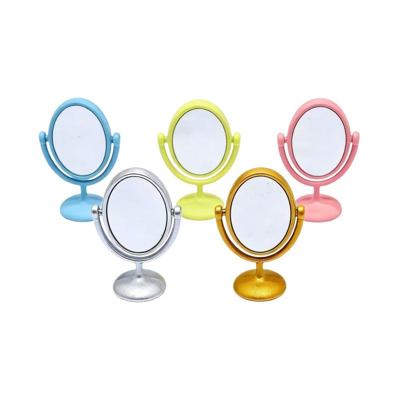 Model Kit Vintage - 1Pcs Miniature Retro Mirror Dressing Table