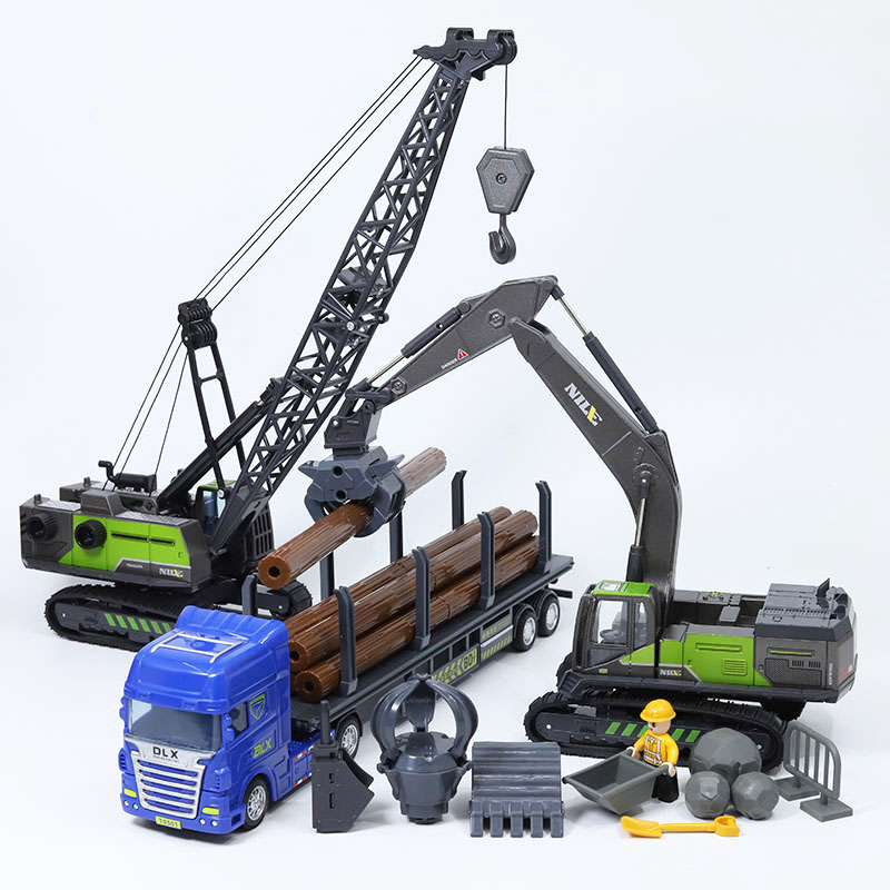 Model Kit Excavator - 1: 50 Nhựa Kỹ Thuật Xe