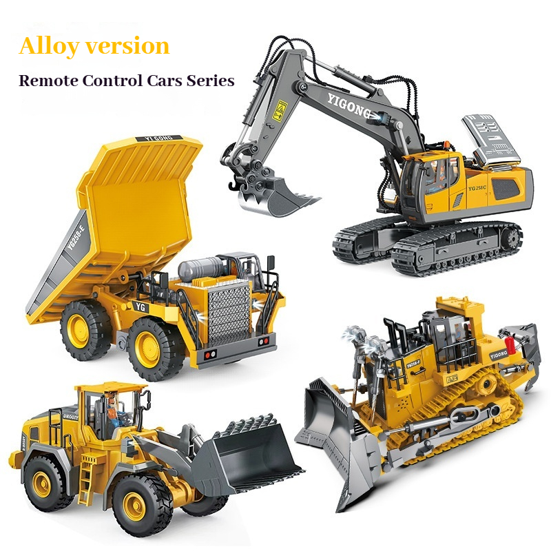 Model Kit Excavator - YIGONG Alloy Remote Control Engineering Vehicle