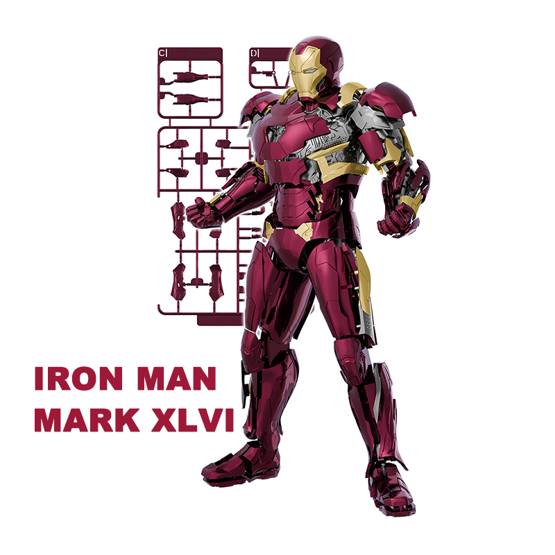 Model Kit Iron Man Mark 50 - Fondjoy Anime Figure Iron Man MK46