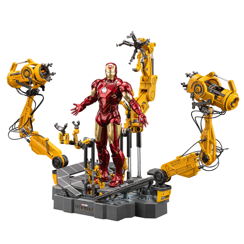 Zd Toys Suit Up Gantry With MK - đánh giá và giá Model Kit Iron Man Mark 50