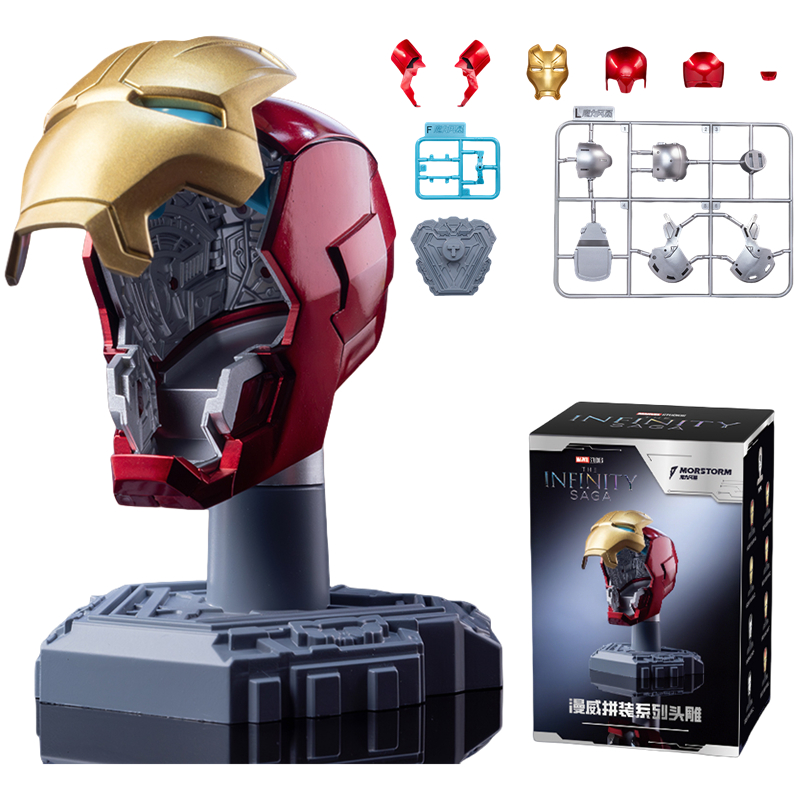 Original Iron Man Helmet Mask  - đánh giá và giá Model Kit Iron Man Mark 50