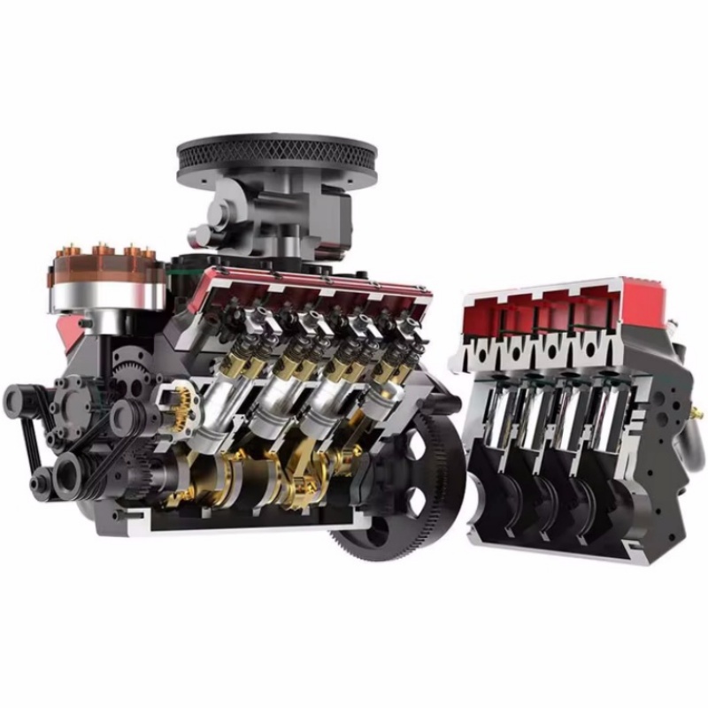 TOYAN V8 Gas 4 Stroke Engine 2 - đánh giá và giá Model Kit V8