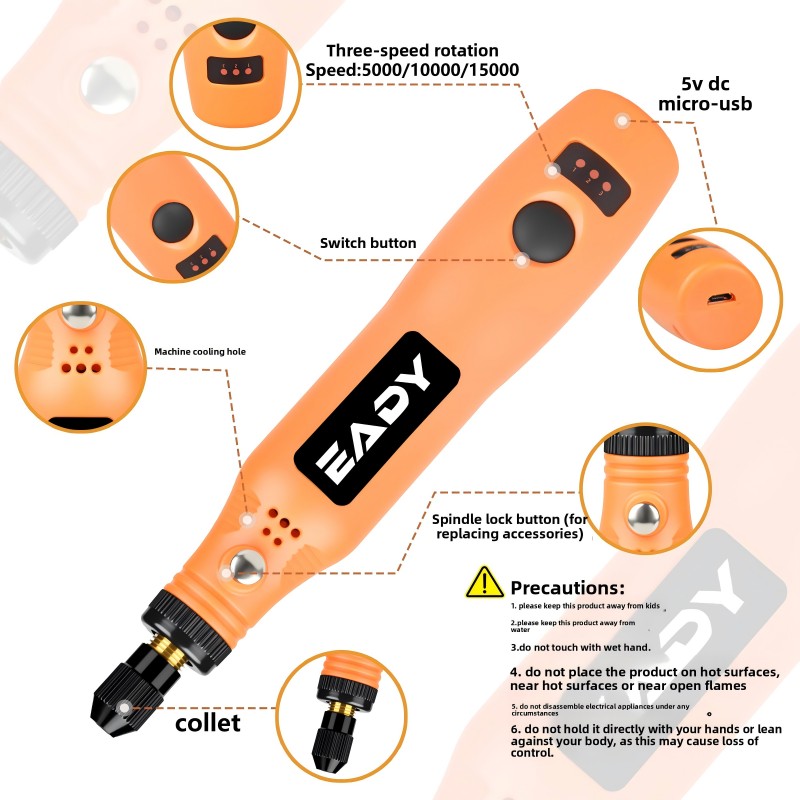 USB Cordless Rotary Tool Kit – - đánh giá và giá Model Kit Store