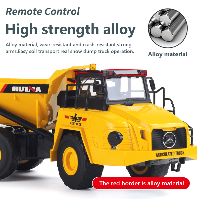 1/18 Rc Truck Dumper Huina 155 - đánh giá và giá Model Kit Excavator