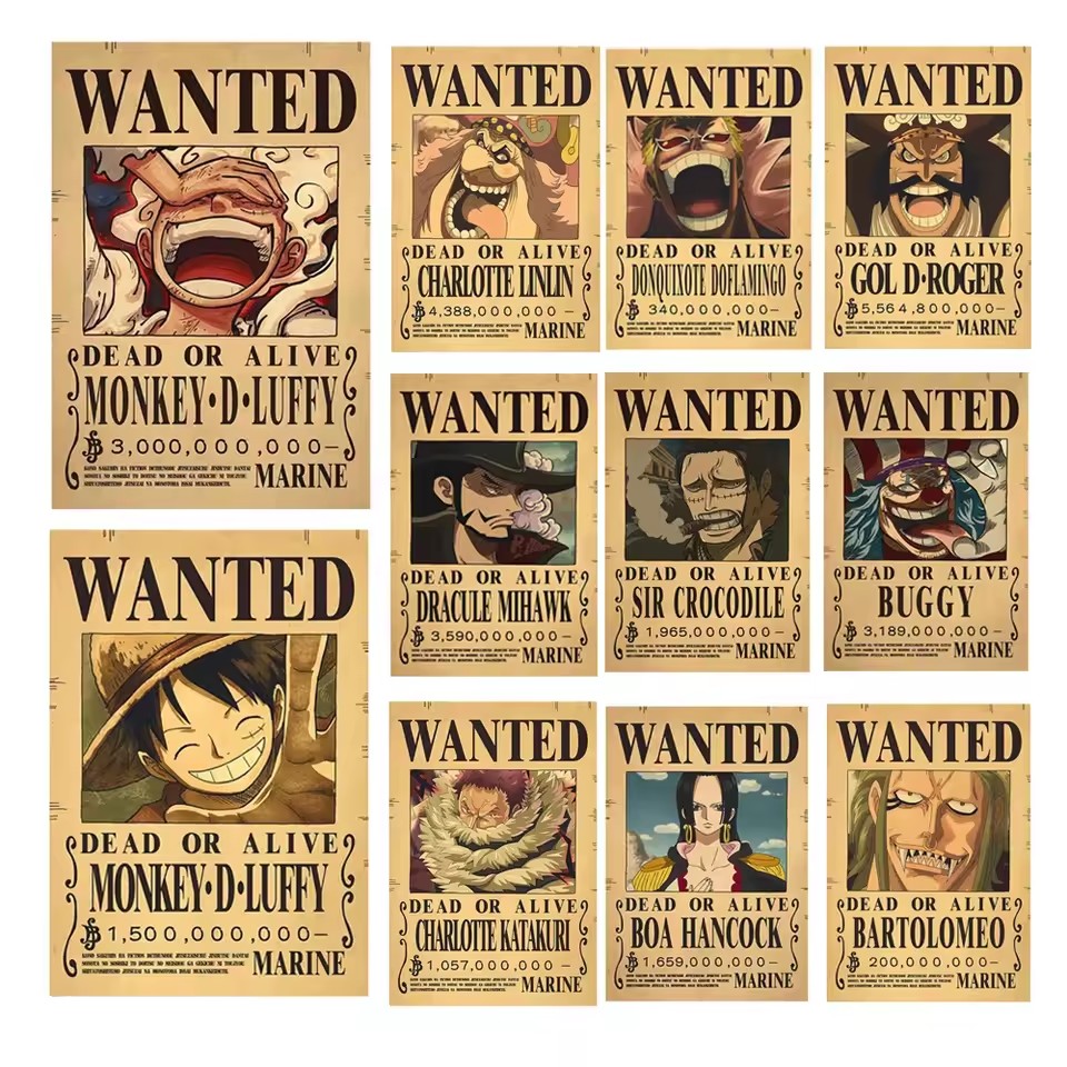Anime One Piece Bounty Wanted  - đánh giá và giá Model Kit Vintage