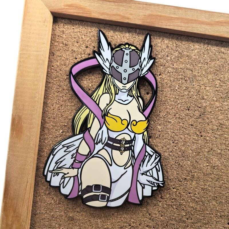 Digimon Angewomon metal badge  - đánh giá và giá Model Kit Digimon