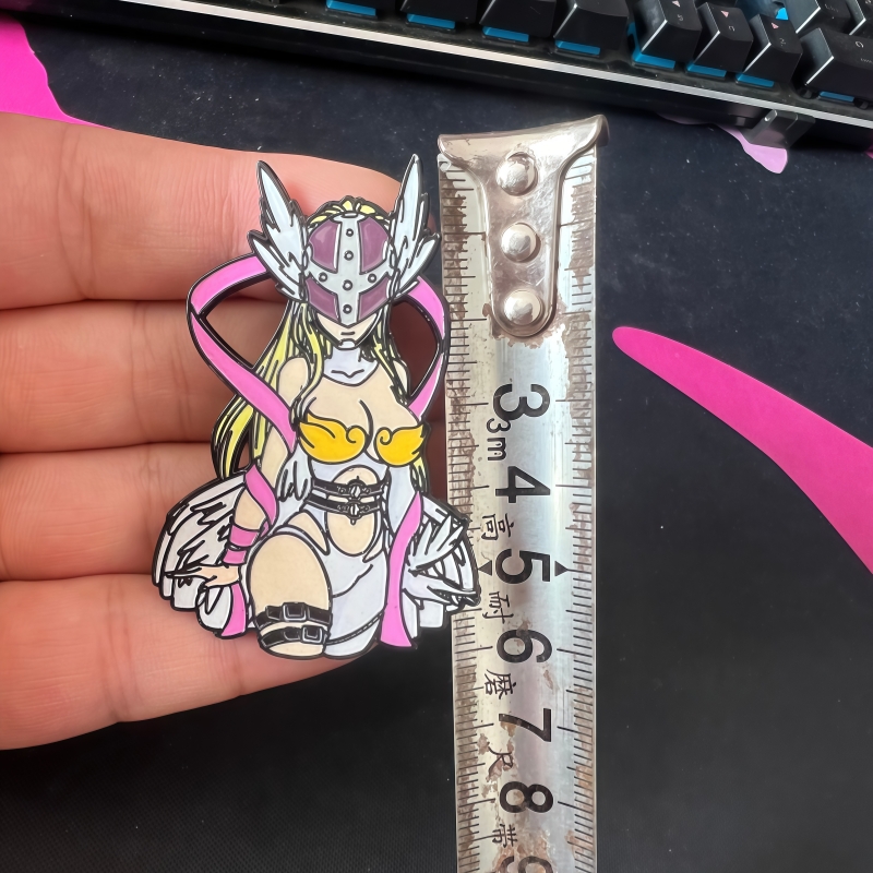 Digimon Angewomon metal badge  - đánh giá và giá Model Kit Digimon