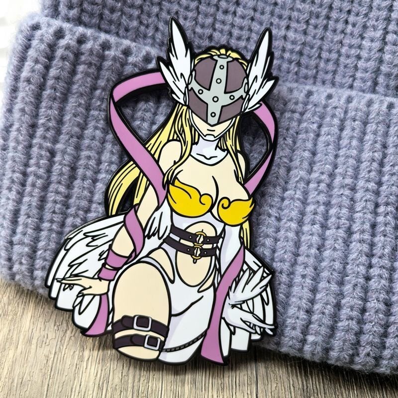Digimon Angewomon metal badge  - đánh giá và giá Model Kit Digimon