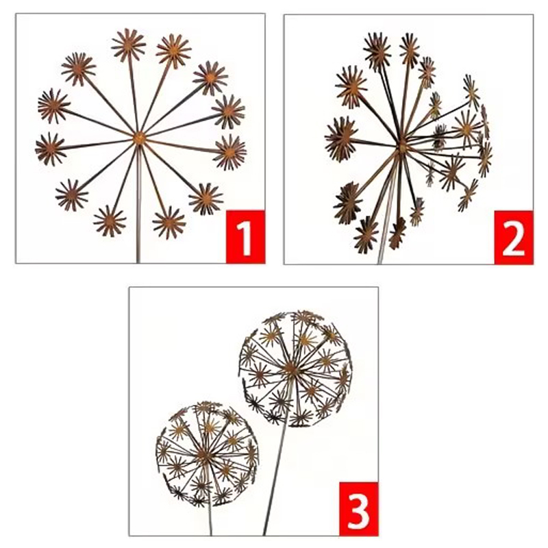 Vintage Metal 3D Dandelion Gar - đánh giá và giá Model Kit Vintage