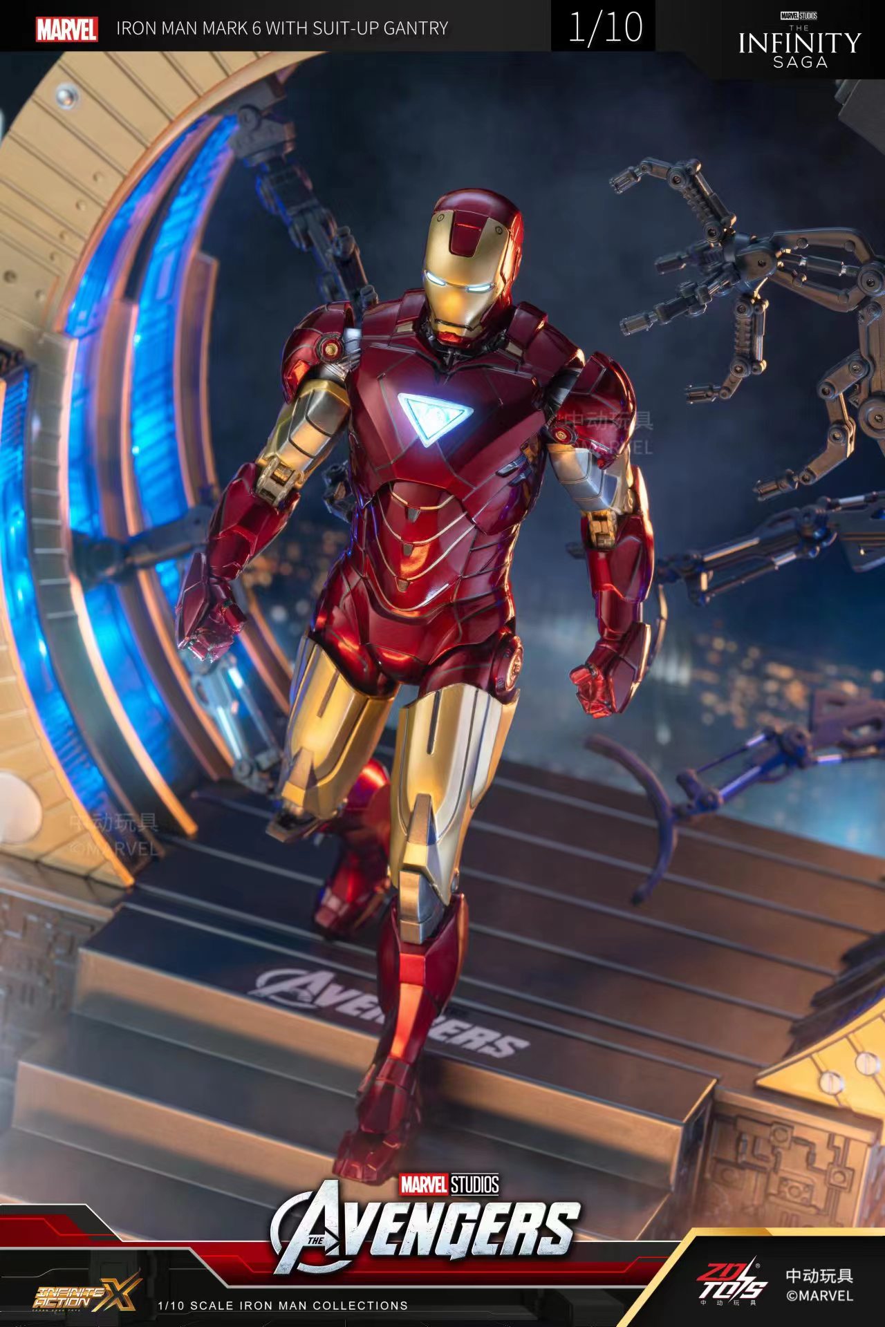 Original ZD Toys Iron Man WITH - đánh giá và giá Model Kit Iron Man Mark 50