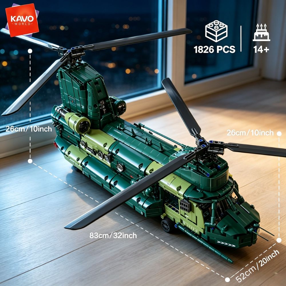 KAVOWORLD 1826pcs 32inch Heavy - đánh giá và giá Model Kit In Era